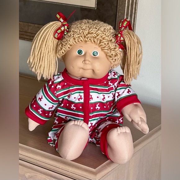 Cabbage patch vintage doll wheat/green -1986 #12 - children - Picture 1 of 17